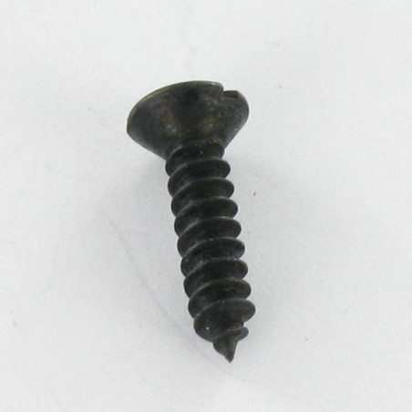 1 x THREAD ROLLING SCREW PAN COUNTERSUNK HEAD SLOTTED 4.8X25 BLACK ZINC PLATED
