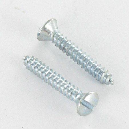 1 x THREAD ROLLING SCREW PAN COUNTERSUNK HEAD SLOTTED 4.8X13 ZINC PLATED