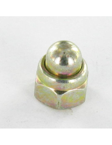 1 x Cap nut Lock M8 Yellow Zinc