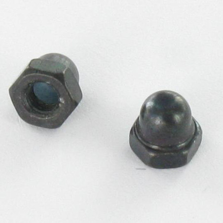 1 x Nut one-eyed M10 Black Zinc Plated