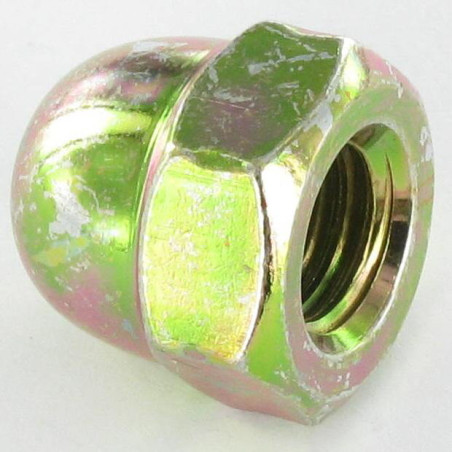 1 x Nut One-eyed M8 Yellow Zinc