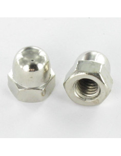 Cap nut M6 Nickel Plated