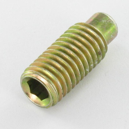 1 x Machine Screw Socket Head Hexagon Recess M14X30 Hexagon Socket 6 Dog Point Yellow Zinc