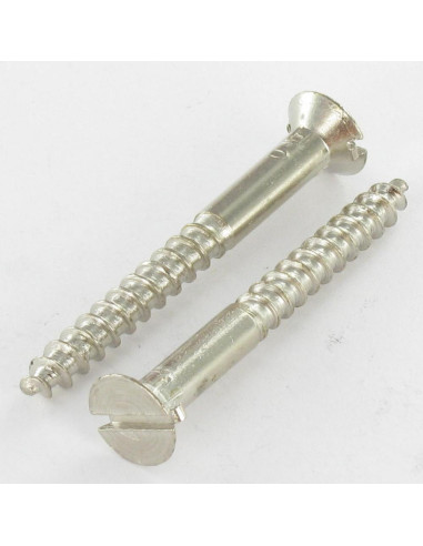1 x Wood Screw Countersunk Head Slotted 5X35...