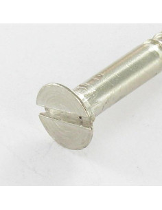 Wood Screw Countersunk Head Slotted 5X35 Plain Chromed 2