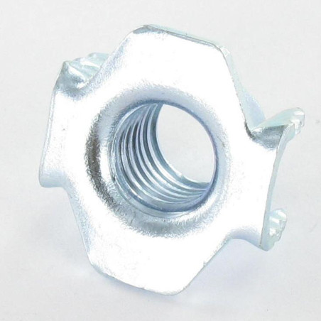 1 x Nut to CLAWS With Serration M10 High 12 Zinc Plated