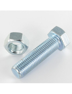 Bolt With Nut Hexagonal Head M24X140 Class 8.8 Zinc...