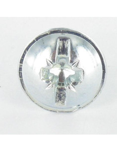 Screw Mushroom Pozi And Slotted M6X12 With Serration Zinc... 2