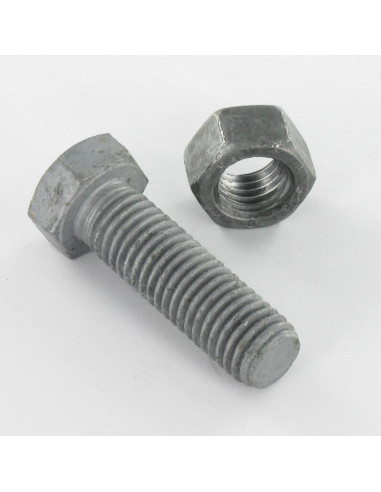 1 x Bolt With Nut Hexagonal Head M14X50 Class...