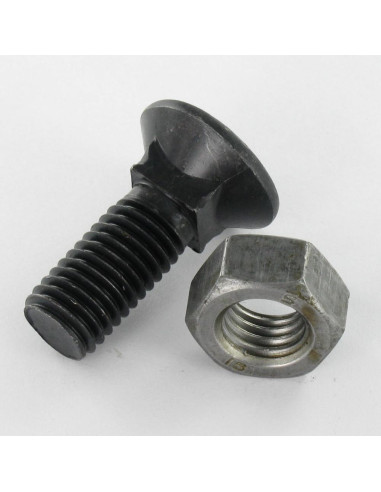 1 x Plow Bolt Countersunk Square Neck Carriage...