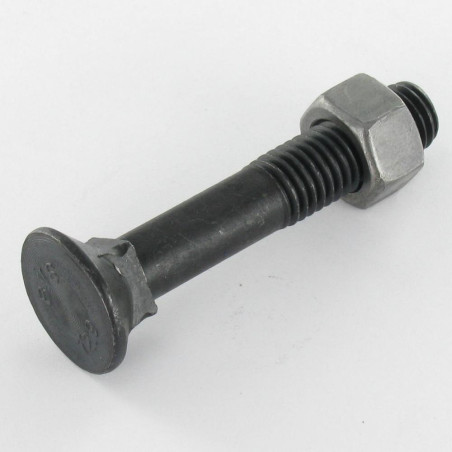 1 x Plow Bolt Countersunk Square Neck Carriage M10X30 Class 12.9 Steel