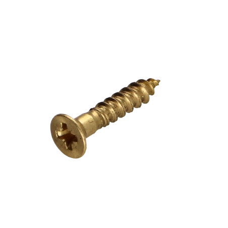Wood Screw Brass Countersunk Head Pozi DIN 7997