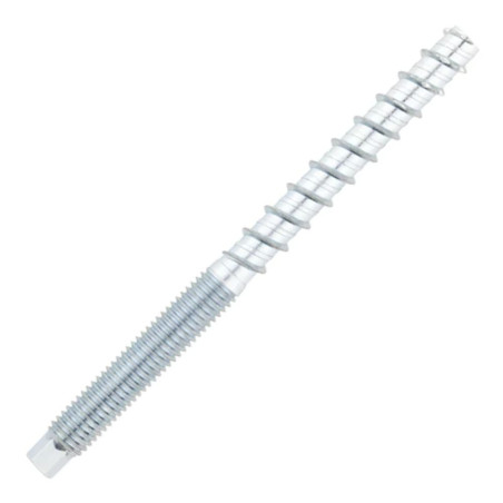 Screw For Concrete Double thread Zinc Plated