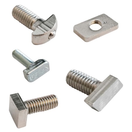 Screw And rectangular nut Linch Pin Rail