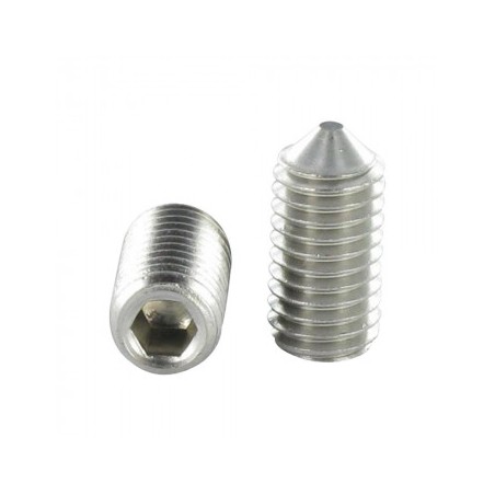 Screw Of PRESSURE Socket Head Hexagon Recess Cone Point