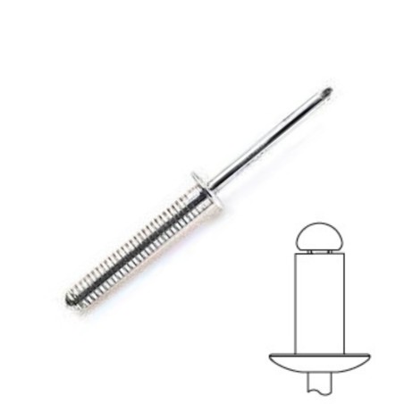 Blind Rivet Grooved Standard round head ALU / ACE DOC 3720