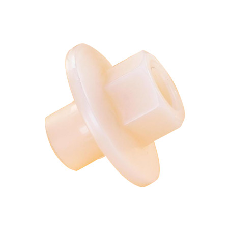 Nut Knurled Shoulder Nylon