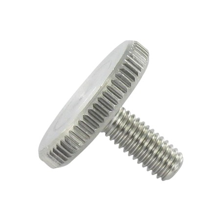 Knurled Thumb Screws Thin Type Stainless Steel A1 DIN653 VS8396