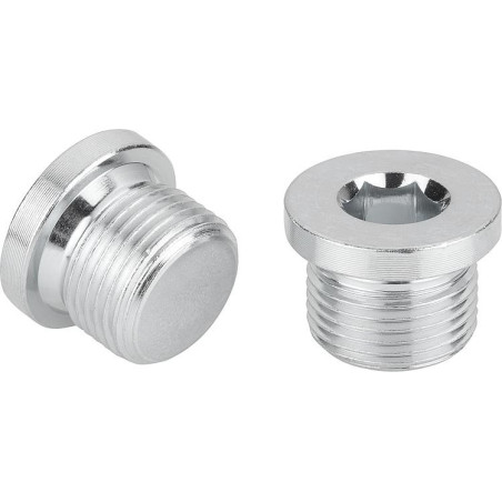 Cap Hexagon Recess With Collar Hexagon Recess Stainless Steel A2 GAS
