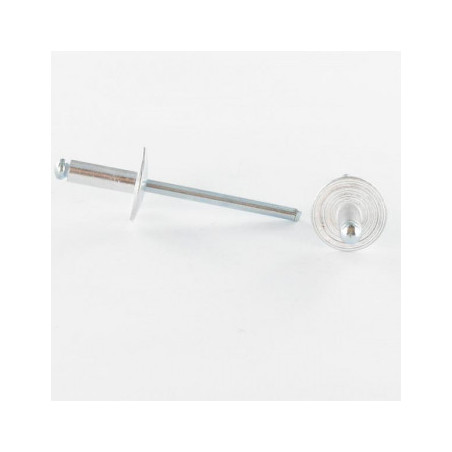 RIVET BLIND ALUMINIUM TIGE STEEL HEAD EXTRA LARGE GES
