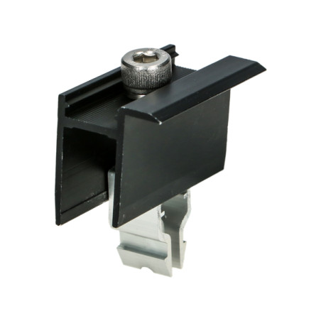 CLAMP Solar Screw Aluminium Black
